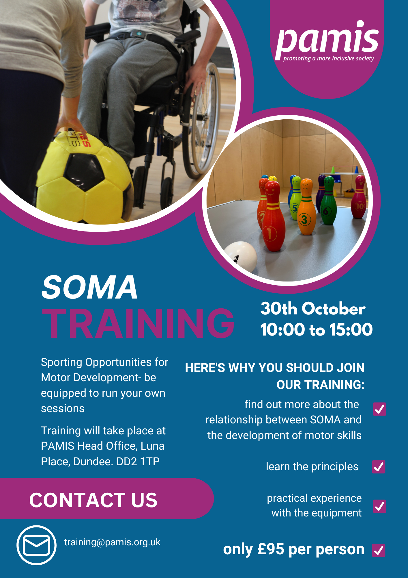 Unlock Sporting Opportunities for All: Join Our SOMA Training Course